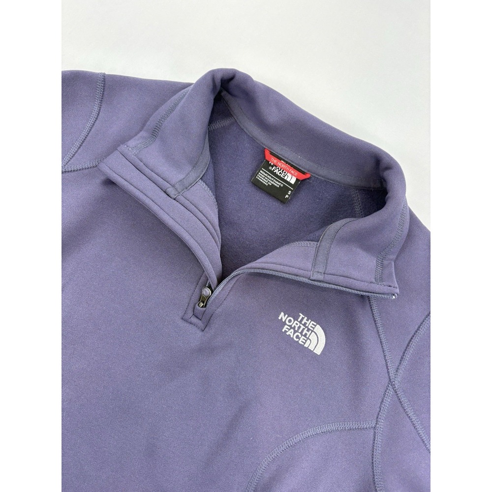 The North Face Women's 1/4 Zip Purple Jacket Pullover  Small